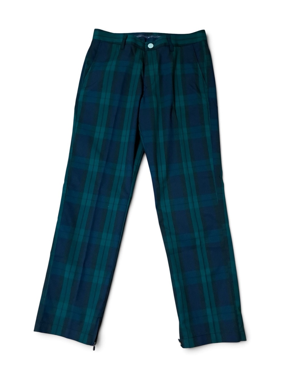 Maide by Bonobos Highland Golf Pants Plaid Black Watch Tartan 30x30 Zipper Ankle